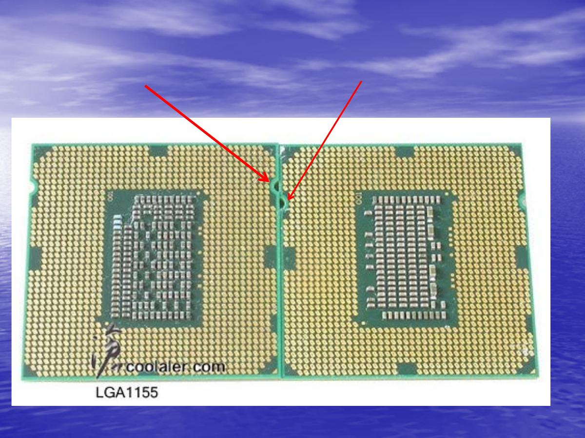LGA1155 – srovnání procesoru a socketu