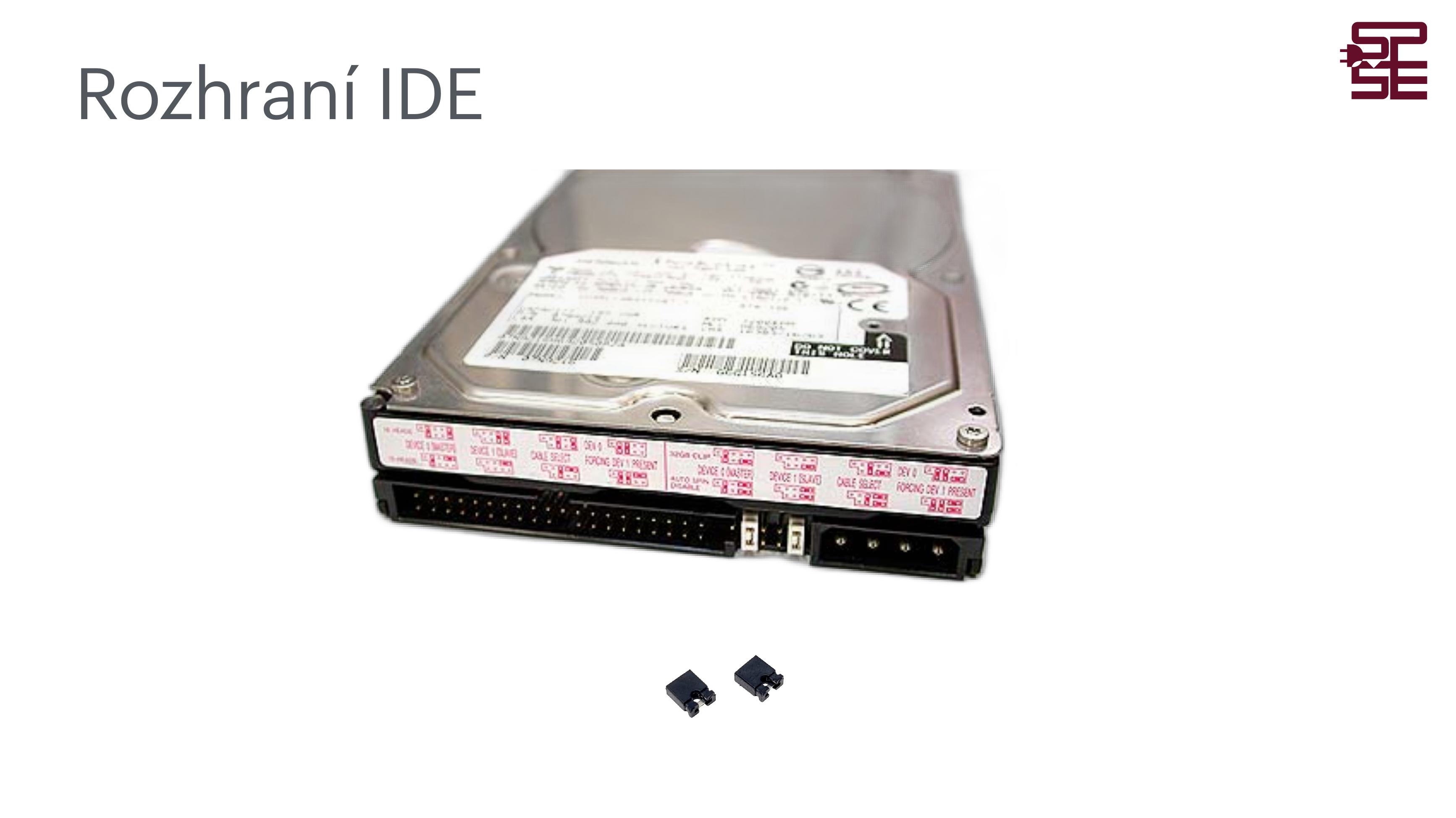 IDE HDD s jumpery Master/Slave/Cable Select