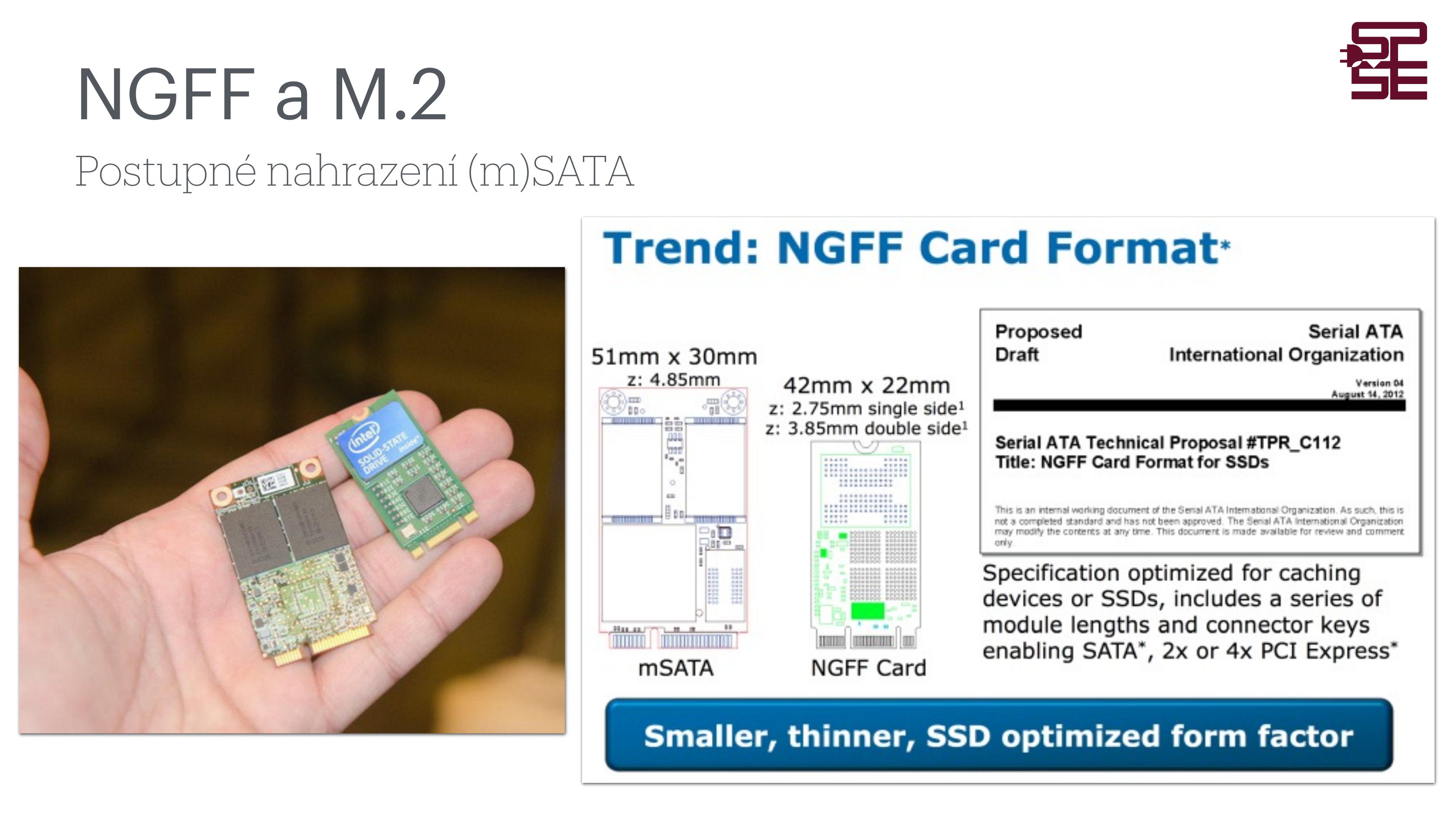 NGFF a M.2 – nahrazení mSATA